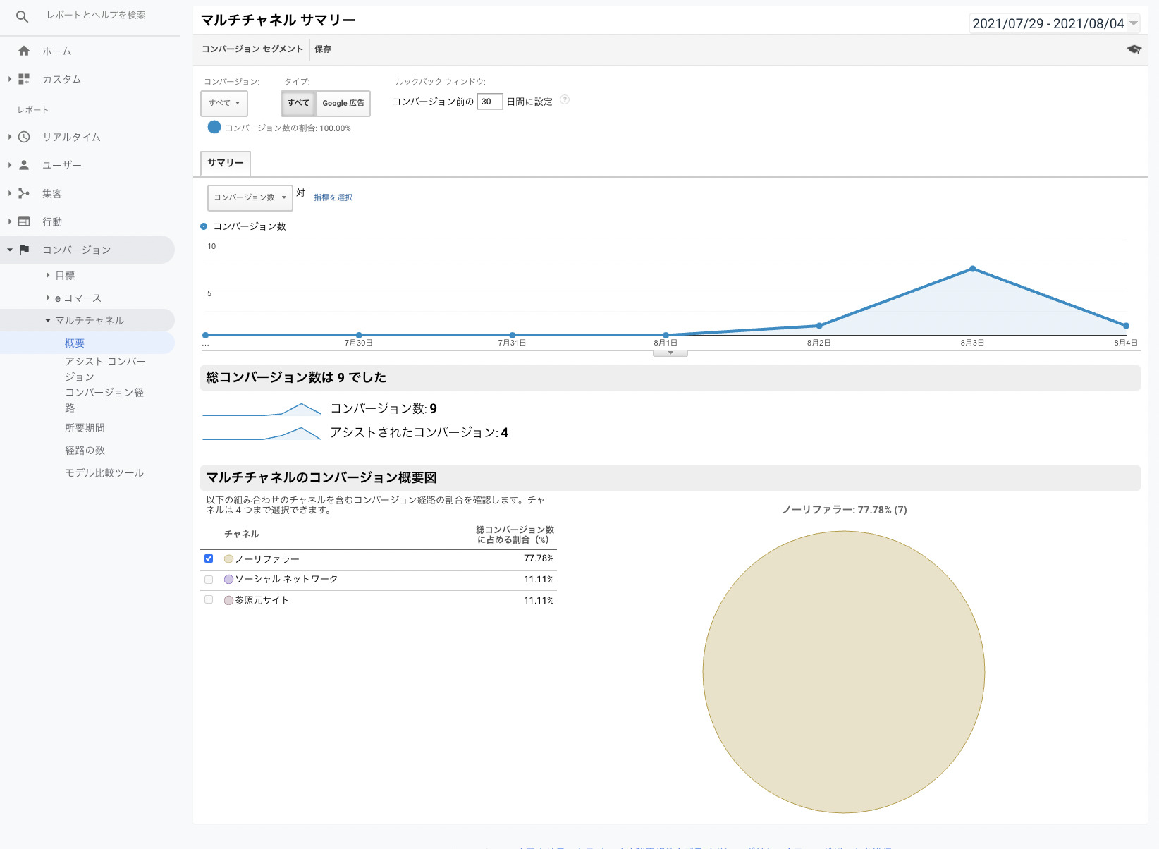 広告セクション