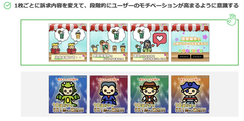 カルーセル広告の活用事例