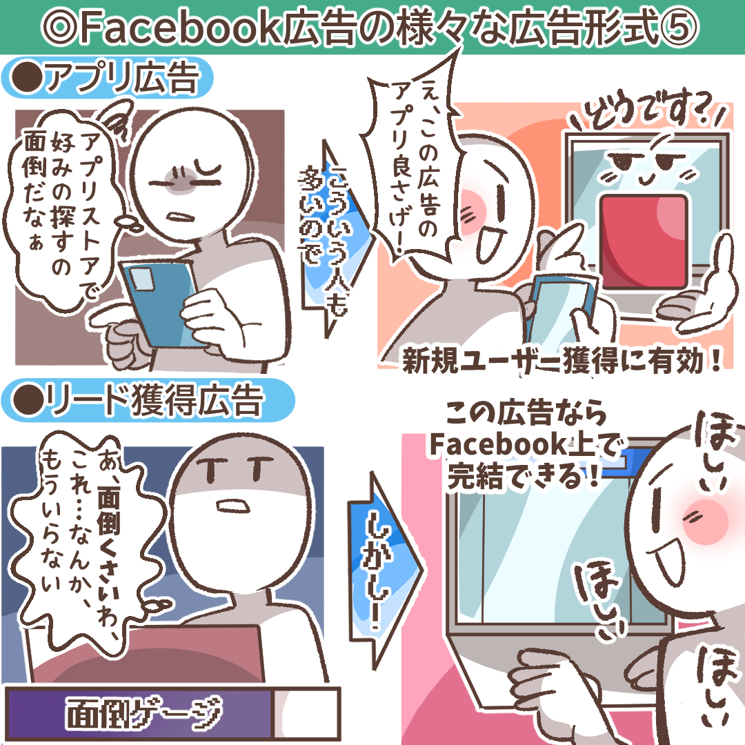 アプリのインストールを促すアプリ広告の例