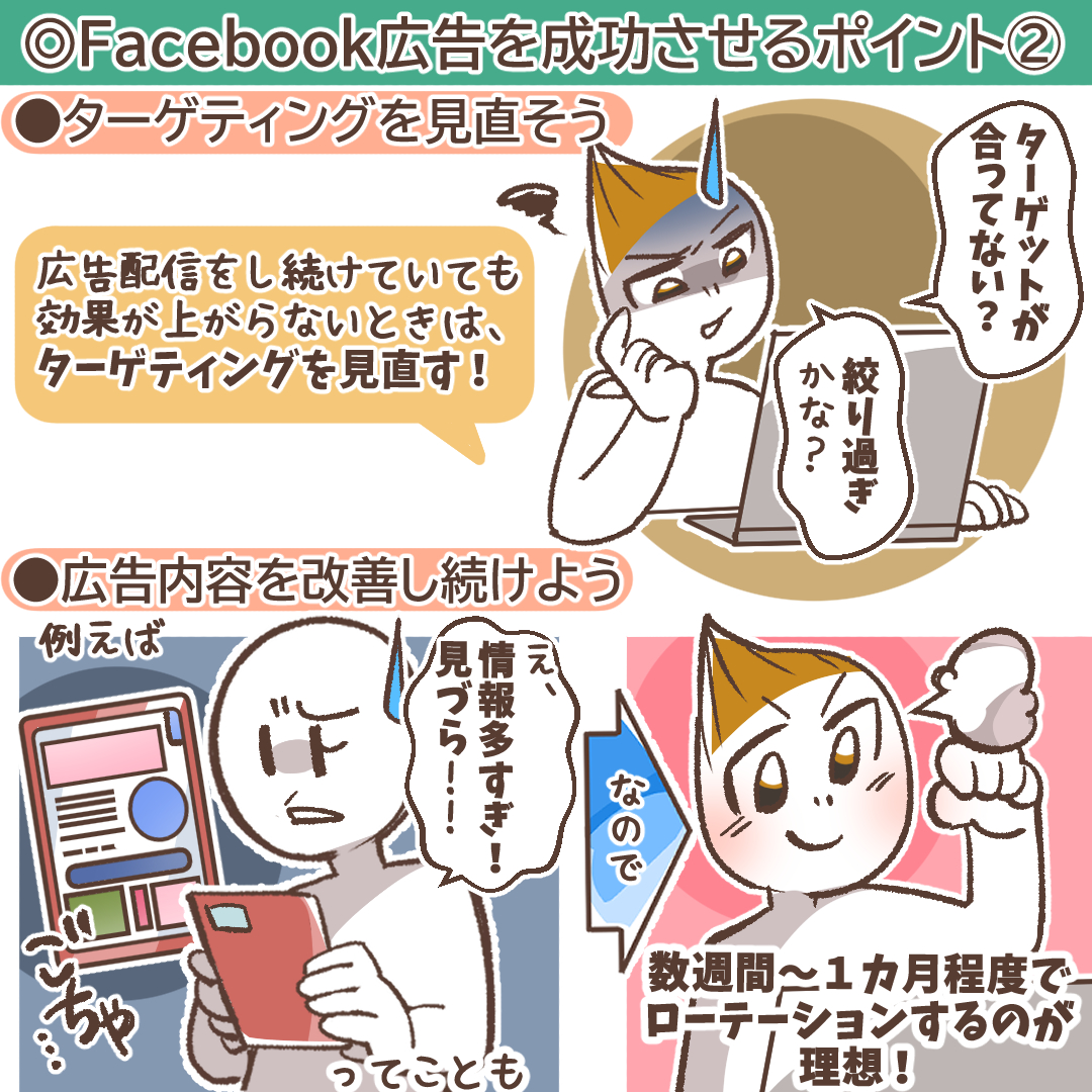 ターゲティングを見直すことの重要性を示すイラスト