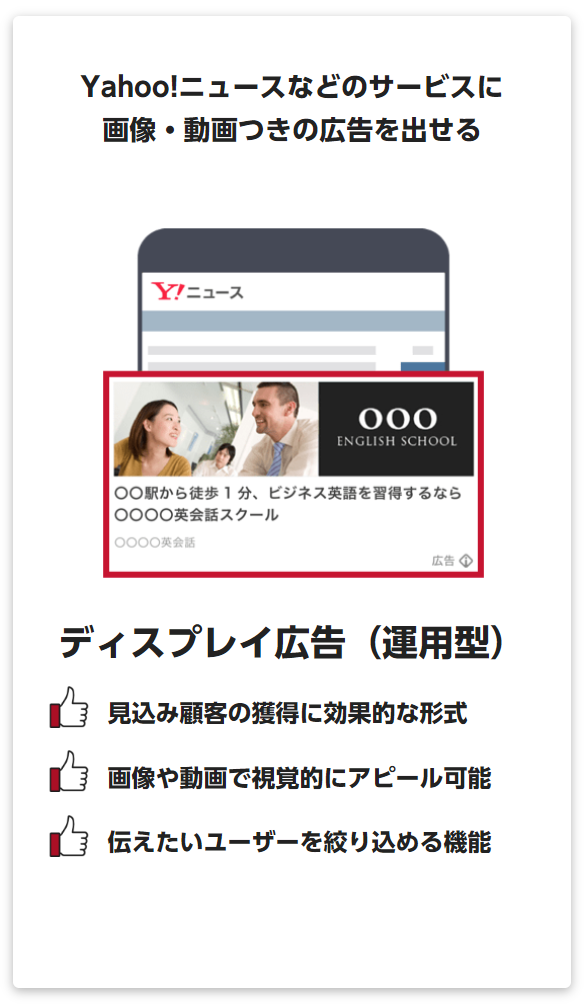 Yahoo!ディスプレイ広告の表示例