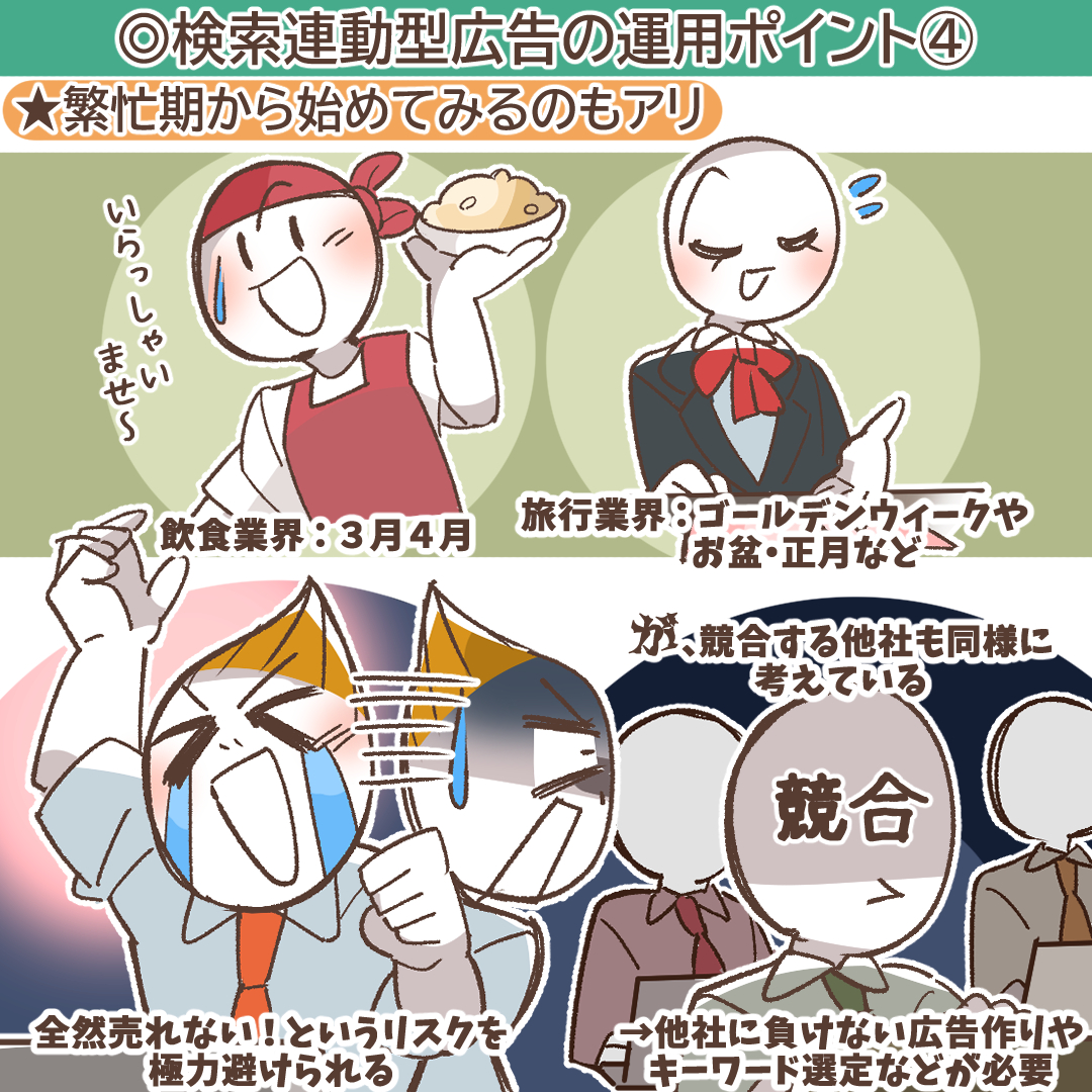 広告訴求の応用パターン例