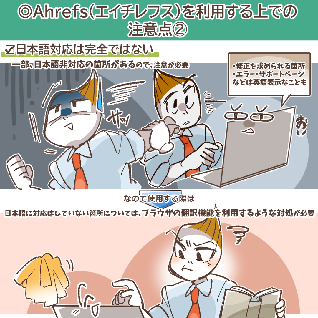 Ahrefsのトップページ分析画面