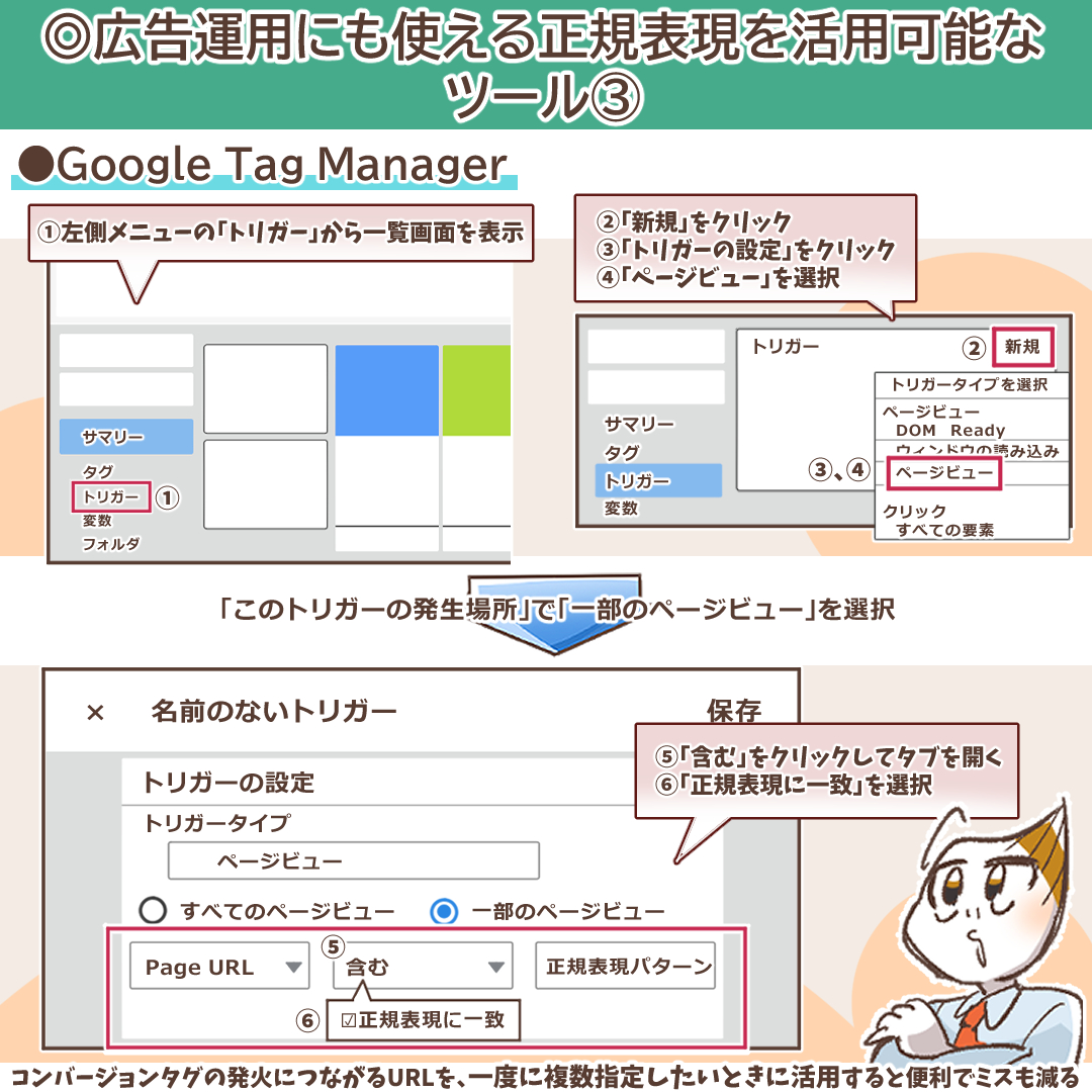 Googleタグマネージャーでの正規表現活用