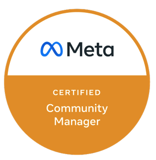 Meta認定コミュニティマネージャのバッジ