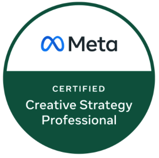 Meta認定クリエイティブ戦略エキスパートのバッジ